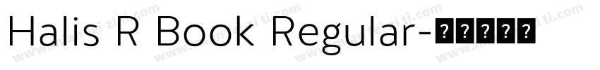 Halis R Book Regular字体转换